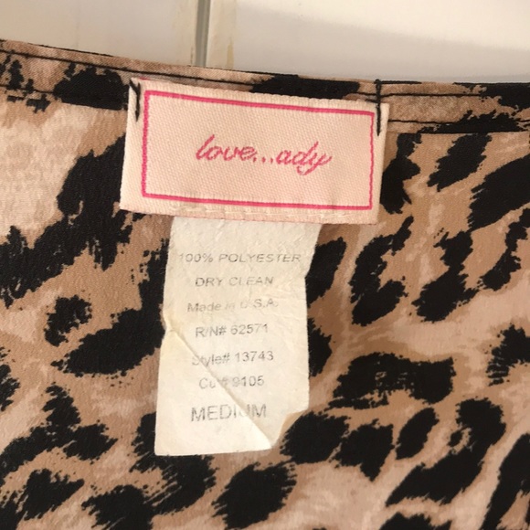 Love...Ady Leopard Tank Size M - Picture 2 of 4